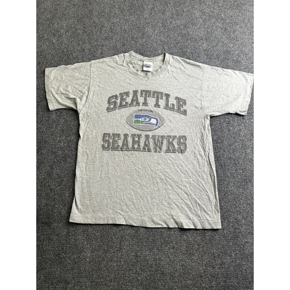 Mens 90s Pro Player Seattle Seahawks NFL T-Shirt Made in USA, Size L